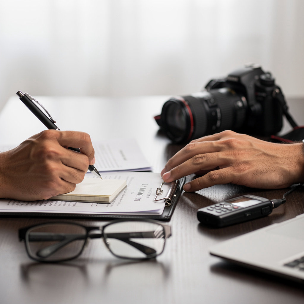 LA MANCHA INVESTIGATIONS professional investigator conducting discreet surveillance and evidence collection in Santa Maria, CA